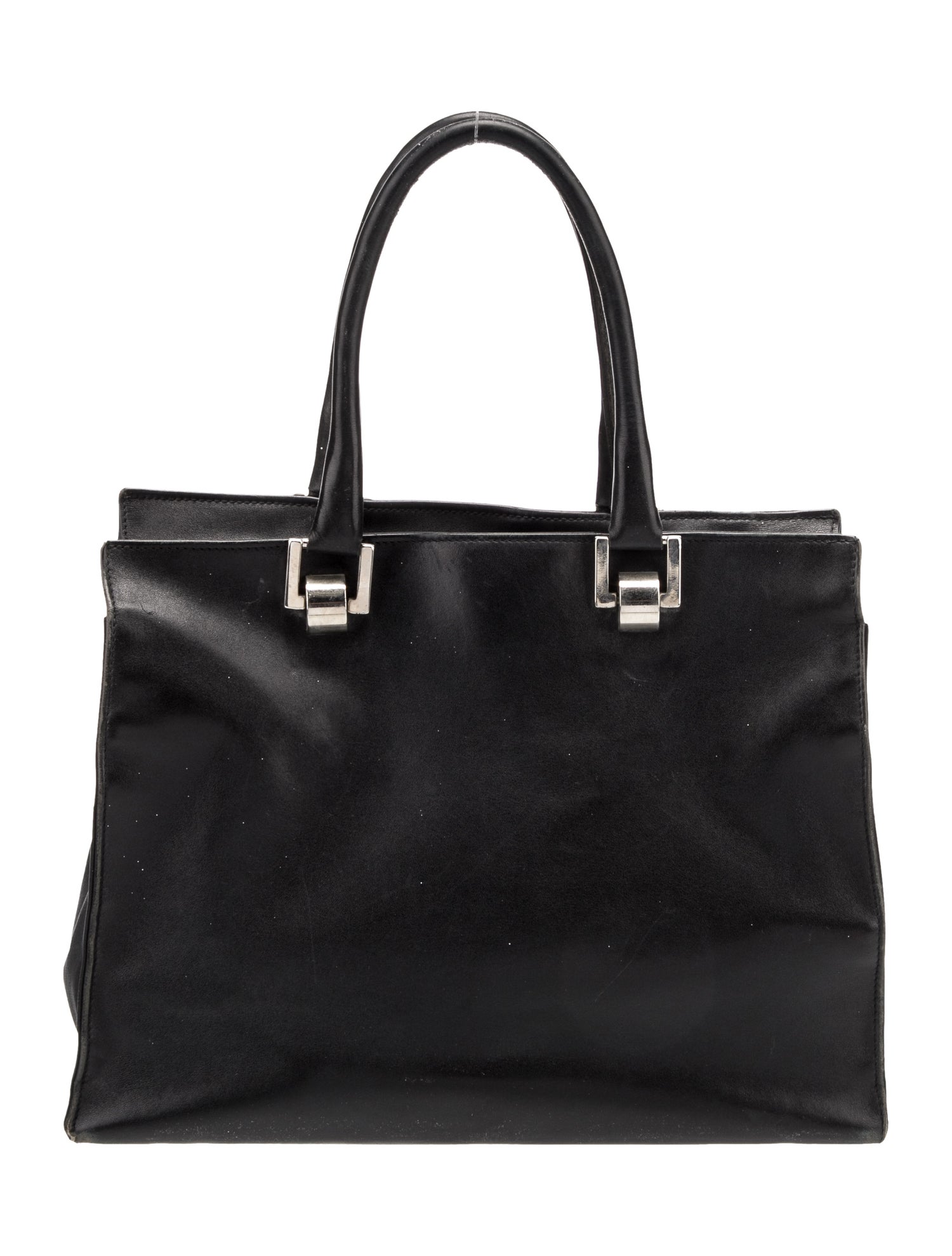 Longchamp Leather Top Handle Bag